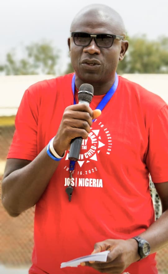 Kevin Nambam Ninmol speaking during a foundation activity